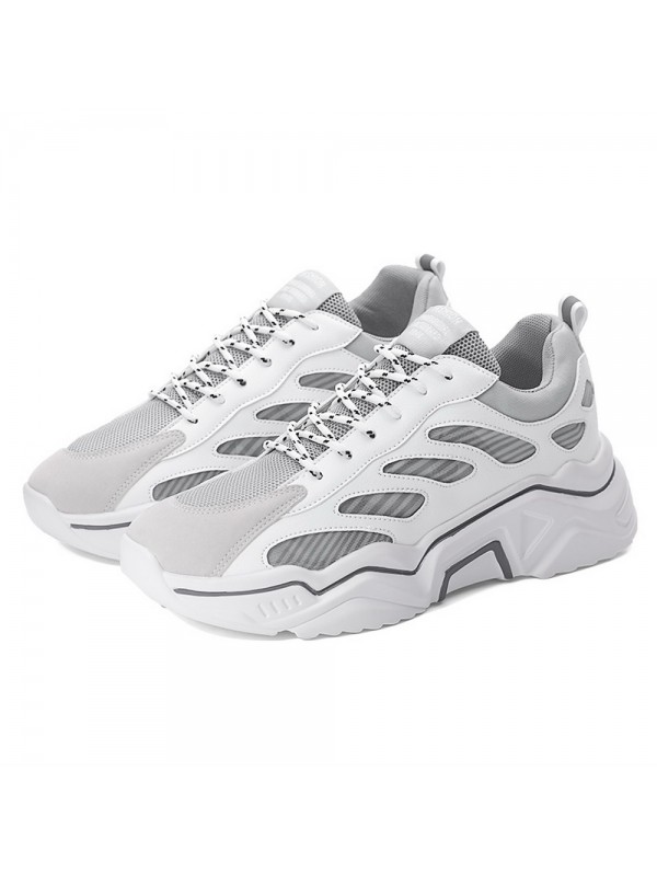 Best Sneakers Road Running Shoes White Grey CN D119