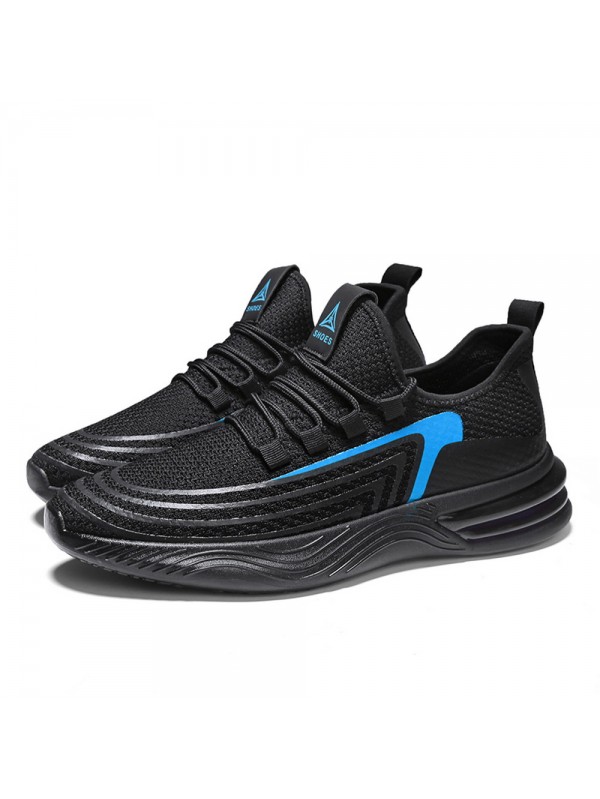 Running Shoes For Mens Black Blue L T2020
