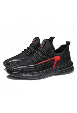 Running Shoes For Mens Black Red L T2020