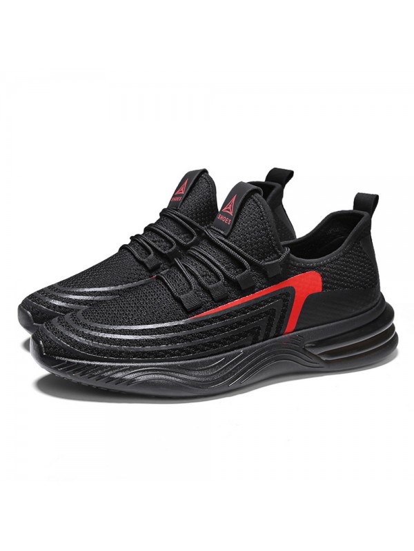 Running Shoes For Mens Black Red L T2020
