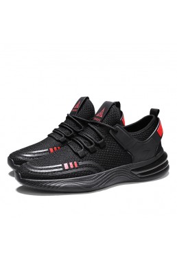 Running Shoes For Mens Black Red L T2027