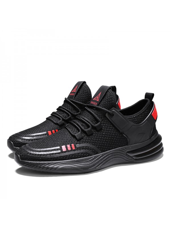 Running Shoes For Mens Black Red L T2027