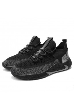 Running Shoes For Mens Black Silver L M 1