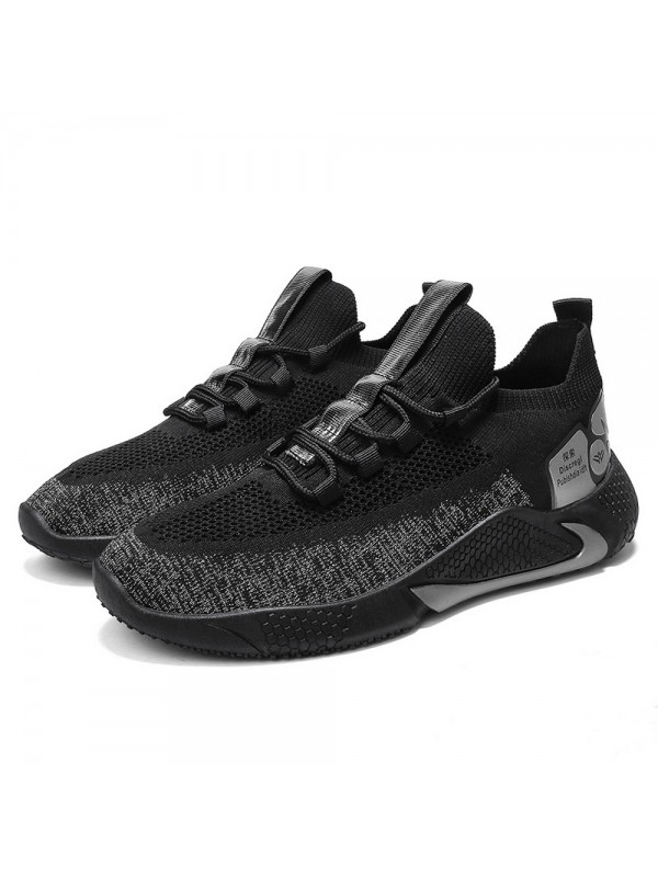 Running Shoes For Mens Black Silver L M 1