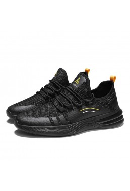 Running Shoes For Mens Black Yellow L T2023