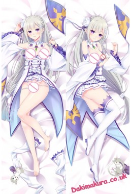 Emilia -Re Zero Anime Dakimakura Japanese Hugging Body Pillow Cover