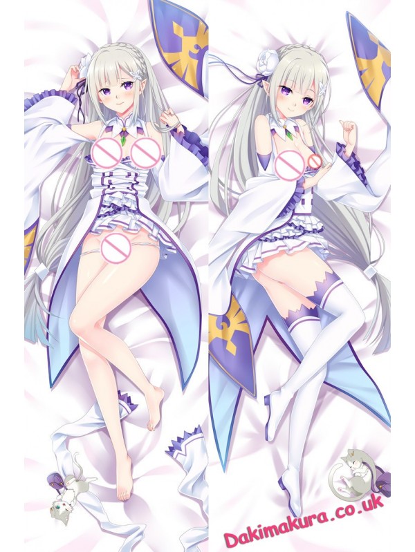 Emilia -Re Zero Anime Dakimakura Japanese Hugging Body Pillow Cover