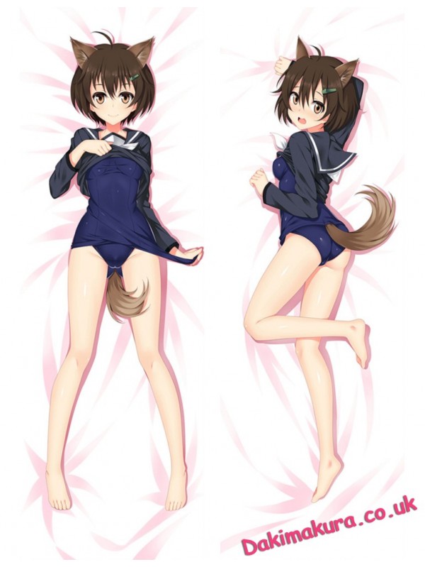 Karibuchi Hikari - Strike Witches Anime Dakimakura Japanese Hugging Body Pillow Cover