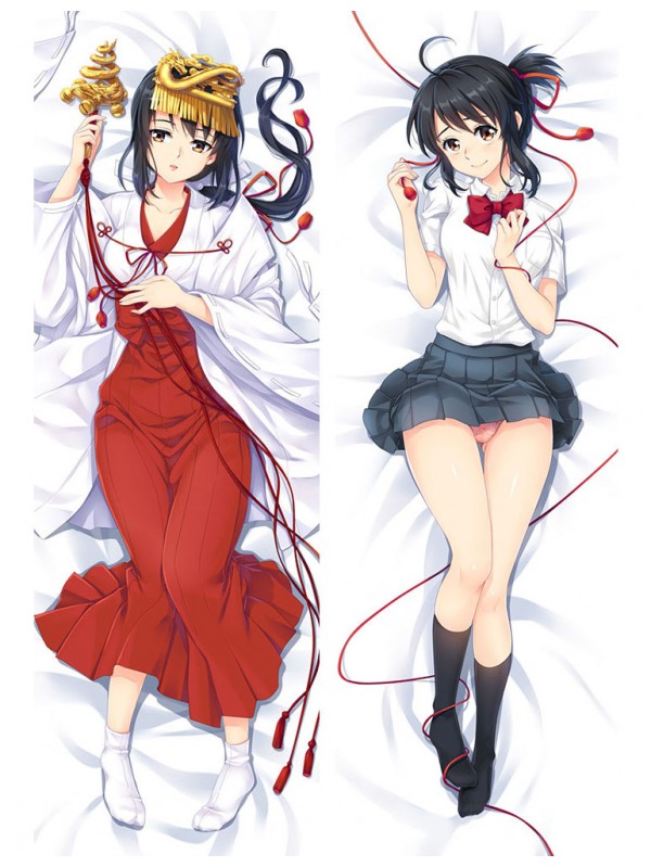 Mitsuha Miyamizu - Your Name Anime Dakimakura Japanese Hugging Body Pillow Cover