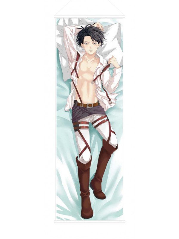 Attack on Titan Male Japanese Anime Painting Home Decor Wall Scroll Posters