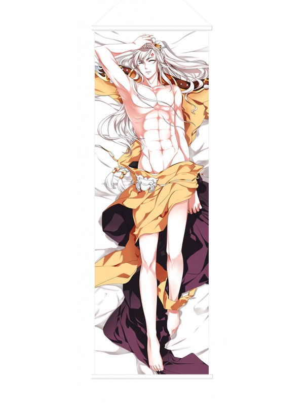 Chinese Online Game Character Male Japanese Anime Painting Home Decor Wall Scroll Posters