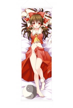Hakurei Reimu Touhou Project Japanese Anime Painting Home Decor Wall Scroll Posters