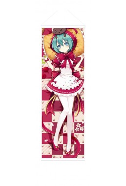 Little Red Hood Hatsune Miku Japanese Anime Painting Home Decor Wall Scroll Posters