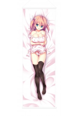 Simple Kawaii Girl Japanese Anime Painting Home Decor Wall Scroll Posters