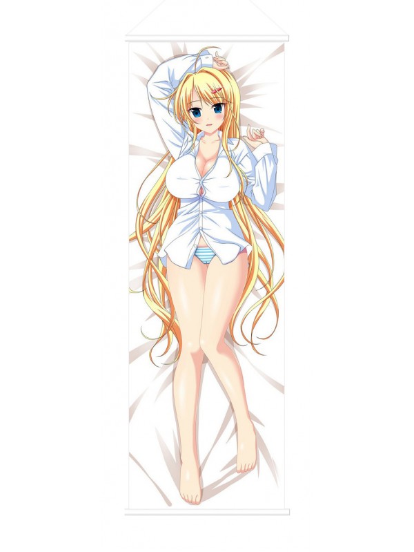 Yellow haired Lady Japanese Anime Painting Home Decor Wall Scroll Posters