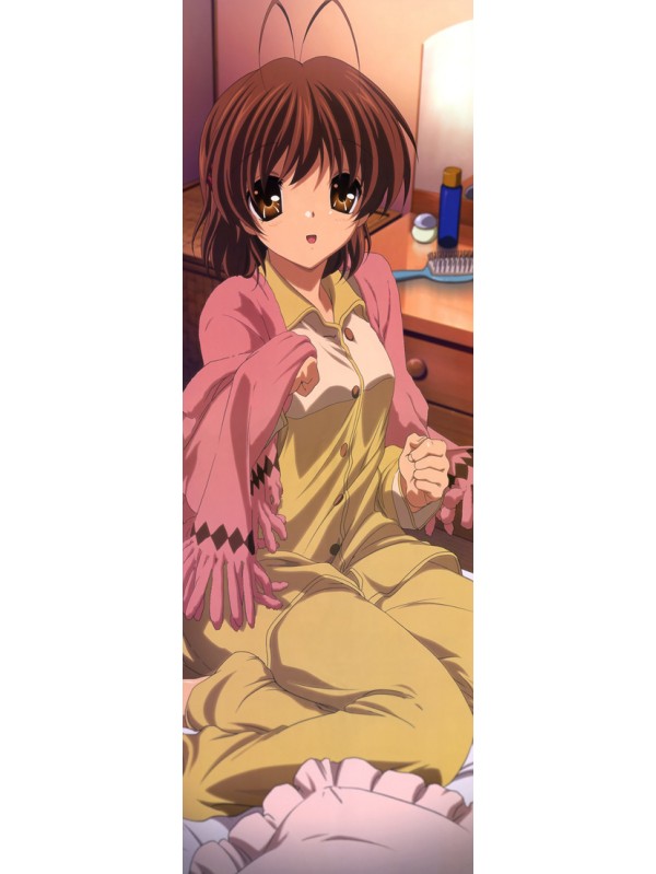 Clannad Furukawa Nagisa Japanese Anime Wall Scroll Poster And Banner Satin Peach Skin